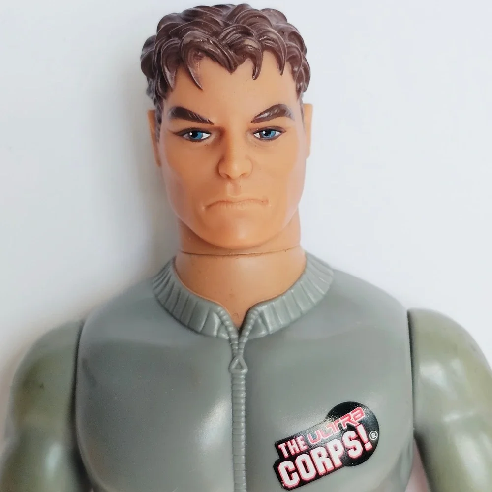 Lot of 5 Action Figures 4 Ultra Corps 1 Power Team Nude Vintage Military 1315‎